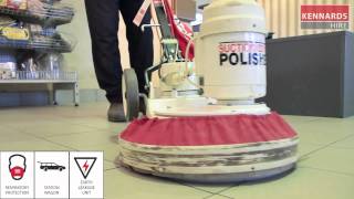 Operating a Floor Polisher [upl. by Halford]