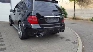 Mercedes W164 ML 320 CDI Active Sound Exhaust [upl. by Hatnamas]