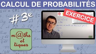 EXERCICE  Calculer une probabilités  Troisième [upl. by Teleya876]