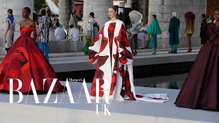 Best of the haute couture fashion shows autumnwinter 2021  Bazaar UK [upl. by Horwitz]