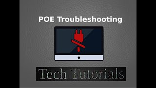 POE troubleshooting  Power Over Ethernet [upl. by Anoj]