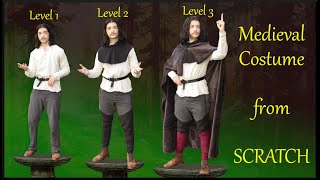 Medieval Costume DIY  Starter LARPFAIR Outfit for 0 [upl. by Barolet]