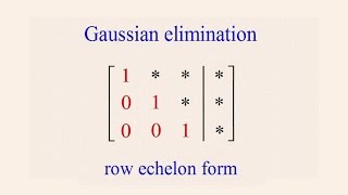 Algebra 54  Gaussian Elimination [upl. by Hugo]