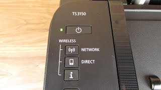 Canon PIXMA TS3150 Wifi WPS Setup [upl. by Anik]