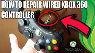 XBOX360  HOW TO FIX WIRED CONTROLLER CABLE [upl. by Nitsa]