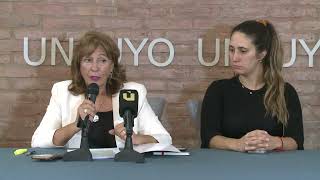 La rectora Esther Sanchez informó a la prensa acerca de la situación presupuestaria de la UNCUYO [upl. by Ennoid]