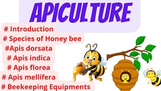 APICULTURE  Bee keeping Explanation in hindi and english and hand written notesApiculture [upl. by Janina]