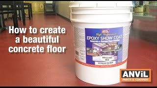 How to Apply Epoxy Coating to Concrete Floors [upl. by Grady]