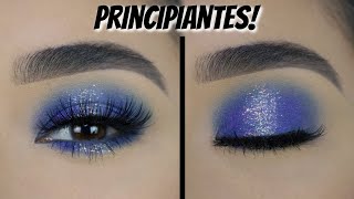 Maquillaje Azul Dramático  PRINCIPIANTES [upl. by Alahs]