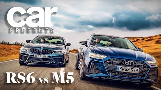 Audi RS6 vs BMW M5 Competition  TwinTest [upl. by Ettenan165]