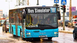 Yeni Otobüsüm MAN  Bus Simulator 18 [upl. by Weinert]