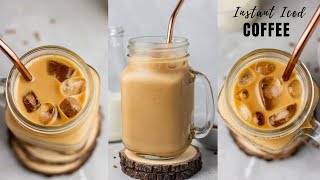 HOW TO MAKE ICED COFFEE QUICK AND EASY RECIPE [upl. by Kawai628]