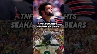 TNF highlights seahawks vs bears shorts [upl. by Eydie]