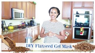 DIY Flaxseed Gel Skin Tightening Mask [upl. by Kanter]