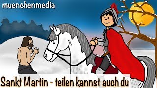 ♫ Sankt Martin wird er genannt  Kinderlieder deutsch  Sankt Martin Lied  Laternenlieder [upl. by Abbie]