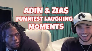 Adin Ross amp Zias Funniest Laughing Moments [upl. by Harifaz640]