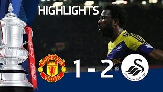 MANCHESTER UNITED vs SWANSEA CITY 12 Official Goals amp Highlights FA Cup Third Round [upl. by Estella]