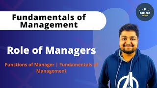 Fundamentals of Management  Functions of Manager [upl. by Dorinda]