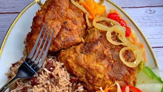 Easy Fried Chicken RecipeJamaican StyleTHE RAINA’S KITCHEN [upl. by Meekahs]