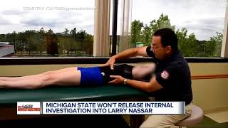 MSU must have something to hide in Larry Nassar report accusers say [upl. by Ivor16]