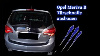 Opel Meriva B Türgriff ausbauen  Tutorial [upl. by Henryetta]