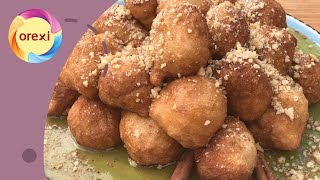 How To Make Loukoumades I Sweet Fried Donuts I Loukoumades Greek Recipe I Λουκουμάδες Ι shorts [upl. by Eveam]