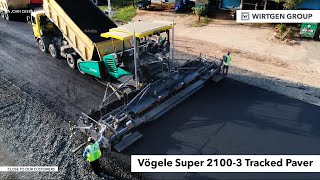 Vögele Super 21003 Tracked Paver [upl. by Pasco434]