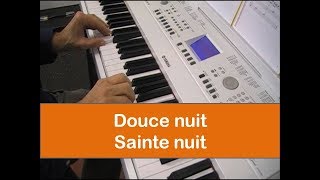 DOUCE NUIT SAINTE NUIT  SILENT NIGHT  PIANO ET CLAVIER  PARTITION [upl. by Marylin268]