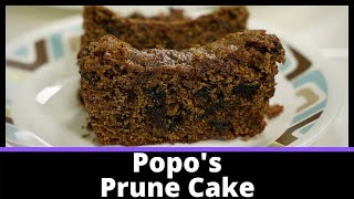 Prune Cake  Old Time Favorite  MOIST and DELICIOUS Recipe [upl. by Oicnerolf]