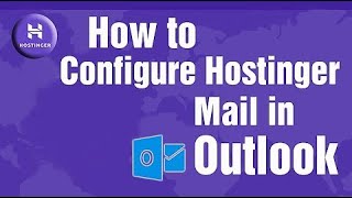 how to add hostinger email to the outlook [upl. by Eillib]