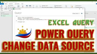 Excel Query How to Change Data Source in Power Query [upl. by Nedak127]