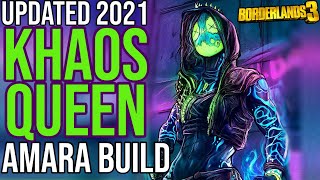 BEST ALL AROUND AMARA BUILD Mayhem 11 Made Easy  Khaos Queen Amara Build  Borderlands 3 [upl. by Acirne]