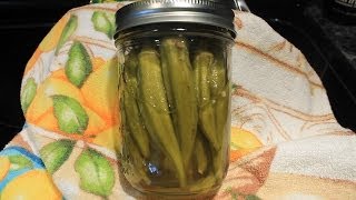 How to Pickle Okra Best Recipe Ever [upl. by Merril]