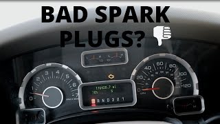 SYMPTOMS OF BAD SPARK PLUGS [upl. by Naerad320]