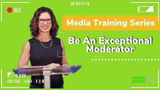 How To Moderate A Panel Discussion Audiences Will Love  Media Training [upl. by Joanie]