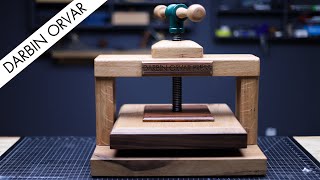 Making an EPIC Handcrafted BOOK PRESS [upl. by Felicio810]