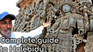 Halebidu Hoysalesvara Temple UNESCO World Heritage wth guide Hassan Karnataka Hoysala Temple Tourism [upl. by Ggerg]