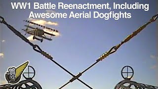 WW1 Fighter Dogfight amp Reenactment 01 [upl. by Lledniw]