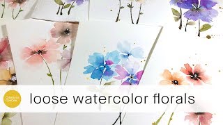 the easiest flowers ive ever painted [upl. by Acinat892]