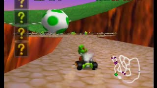 Mario Kart 64  Yoshi Valley N64 [upl. by Joey551]