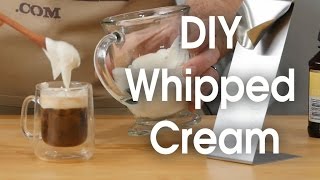 DIY whipped cream in 60 seconds [upl. by Eiwoh]