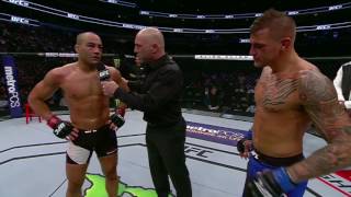 UFC 211 Dustin Poirier and Eddie Alvarez Octagon Interviews [upl. by Gnoz700]