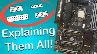 Motherboard Connections Explained [upl. by Leidag541]