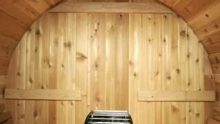 Almost Heaven Saunas  Barrel Sauna [upl. by Erbas32]