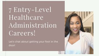 Entry Level Healthcare Administration Jobs with NO EXPERIENCE  Healthcare Industry Sectors [upl. by Ahseiat427]