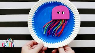 Swimming Jellyfish Craft for Kids [upl. by Ilat]