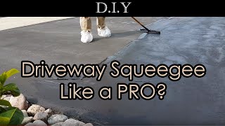 1 Minute DIY Tips  How To Use Driveway Squeegee like a Pro [upl. by Nahej556]