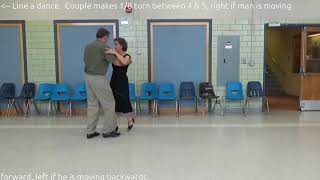 Waltz Zigzag Basic With Man Facing Wall [upl. by Eerac155]