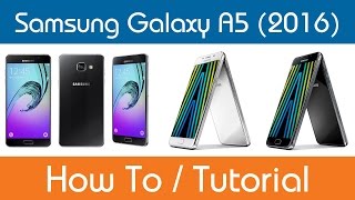 How To Access The User Manual  Samsung Galaxy A5 [upl. by Salot]