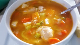 How to make CALDO DE POLLO CON ARROZ  MEXICAN STYLE CHICKEN SOUP WITH RICE ❤ [upl. by Hgielrak]